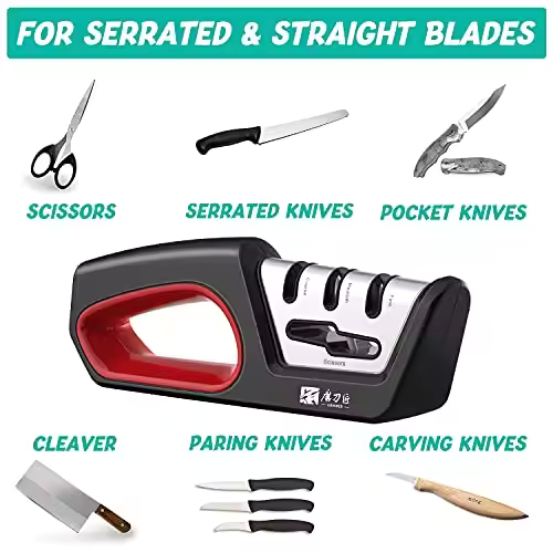 4-in-1 Kitchen Knife Sharpener