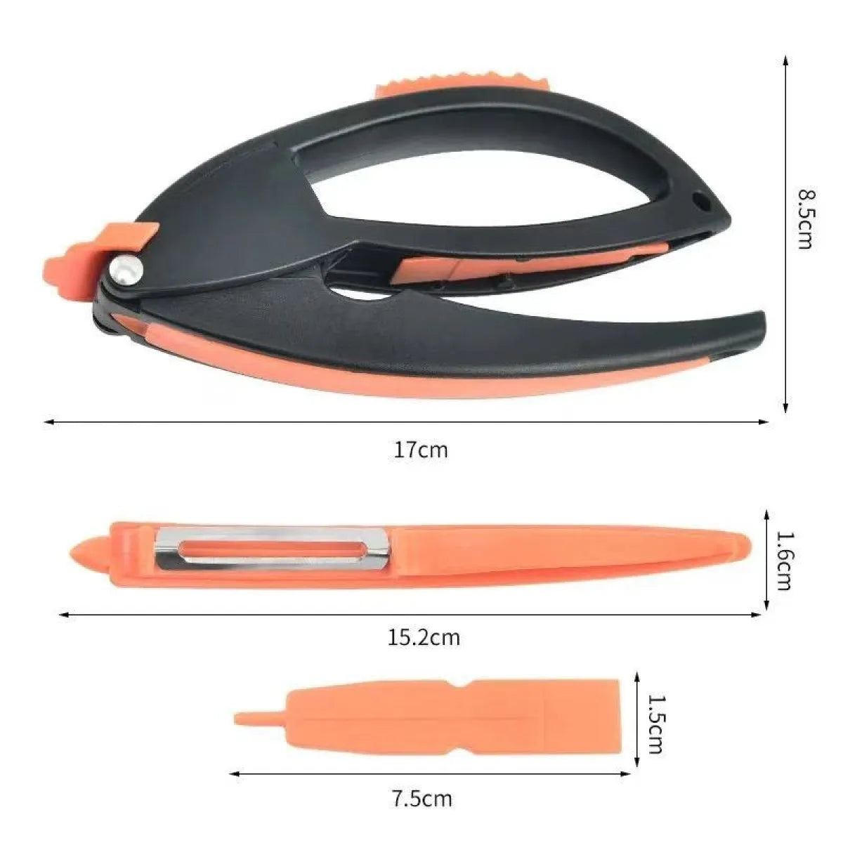 Manual Multifunctional Garlic Press Set