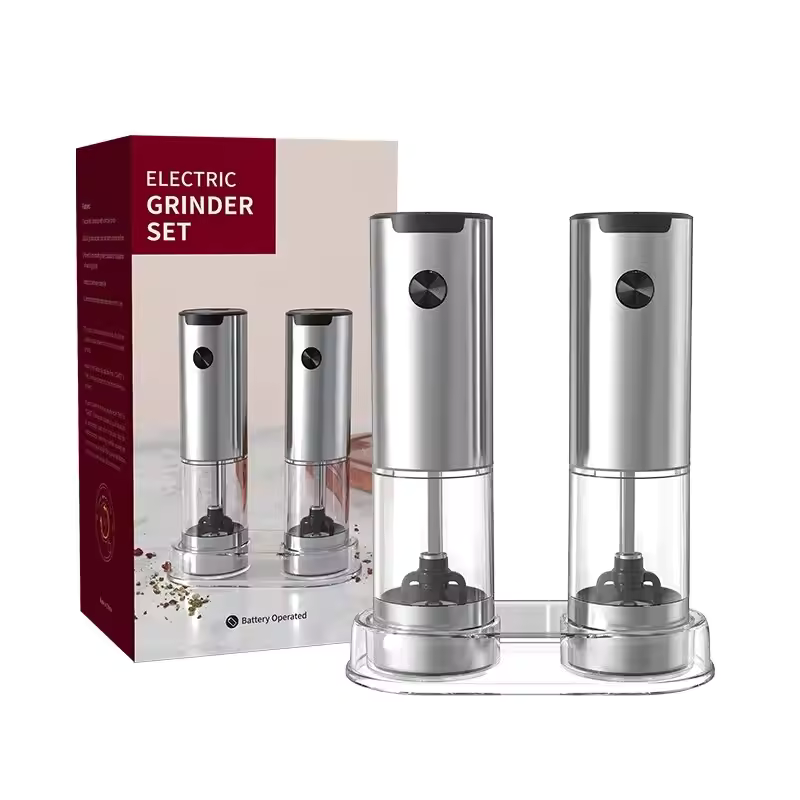 Automatic Electric Salt Pepper Grinder LED