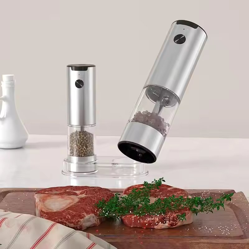 Automatic Electric Salt Pepper Grinder LED