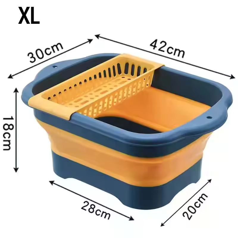 Foldable Silicone Fruit Washing Basket